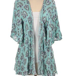 Infinity Raine Size M Kimono teal rayon